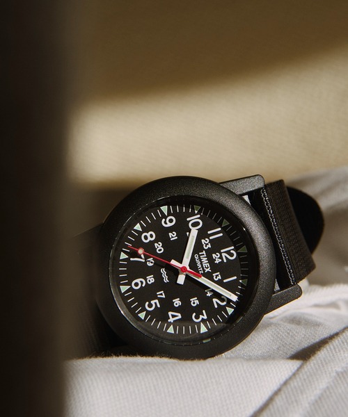 TIMEX（タイメックス）の「TIMEX/タイメックス Camper 腕時計 TX-T18581 ユニセックス（アナログ腕時計・レディース・ブラック・FREE）」の4枚目の写真