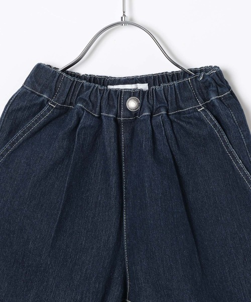 GLOBAL WORK（グローバルワーク）の「スゴラクストレッチバルーンパンツ/T/625190（デニムパンツ・キッズ・ブルー系その他6/グレー系その他/ダークブラウン・100cm/110cm/120cm）」の10枚目の写真