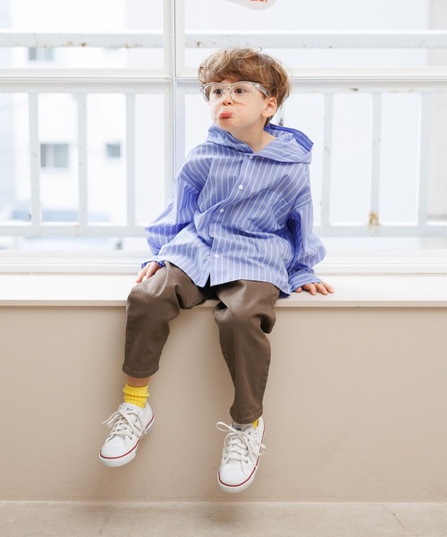 GLOBAL WORK(グローバルワーク)の「スゴラクストレッチバルーンパンツ/T/625190(デニムパンツ・キッズ・ブルー系その他6/グレー系その他/ダークブラウン・100cm/110cm/120cm)」の22枚目の写真