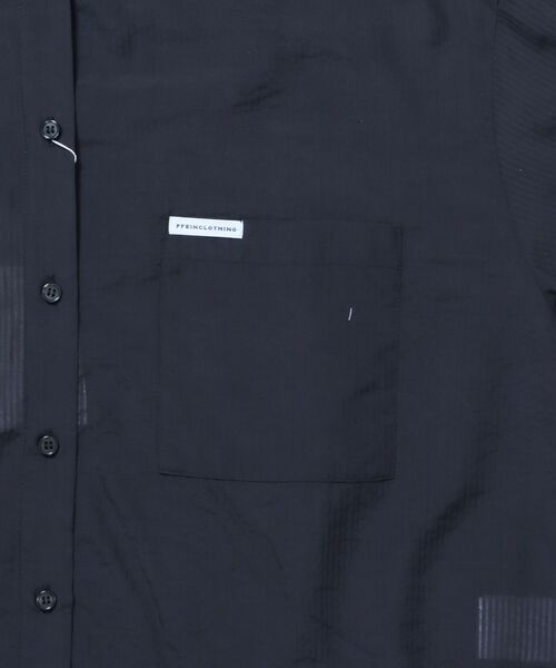 FFEIN(フェイン)の「【FFEIN(フェイン)】シアー両ポケットフードシャツシャツ /レディース シアー シャツ 長袖 ワンポイント 刺繍 レイヤード ポケット(シャツ/ブラウス・レディース・ホワイト/ブラック/イエロー・FREE)」の19枚目の写真