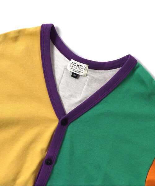 F.O.KIDS(エフオーキッズ)の「UVカットカーディガン_ジュニア対応(カーディガン/ボレロ・キッズ・レインボー/レッド/チャコール/アイボリー/ブルー・80/90/100/110/120/130/140)」の7枚目の写真