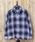 schott�i�V���b�g�j�́uOMBRE CHECK SHIRT�i�V���c/�u���E�X�j�v�b���x���_�[