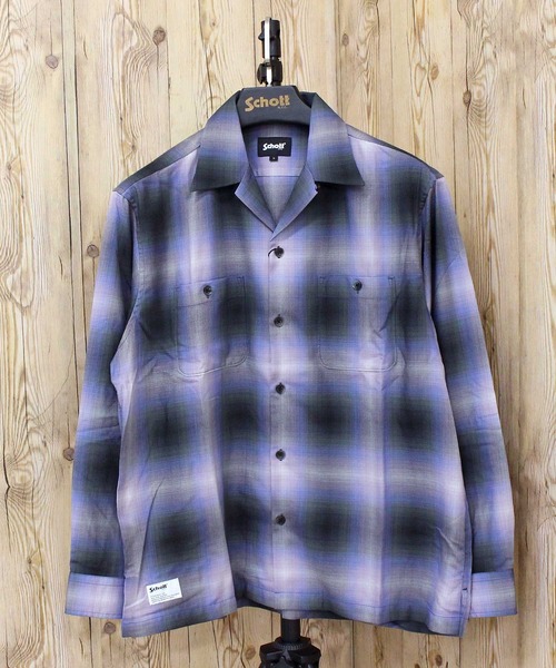 OMBRE CHECK SHIRT — рубашка в клетку омбре