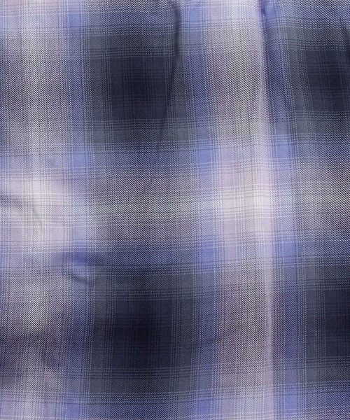 Schott(ショット)の「OMBRE CHECK SHIRT(シャツ/ブラウス・メンズ・ライトブルー/ラベンダー・M/XL/XXL/L)」の10枚目の写真