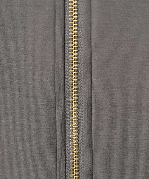 UNTITLED（アンタイトル）の「【春アウター/ゆったり】ダンボールジップブルゾン（ブルゾン・レディース・チャコールグレー/ブラック/アイボリー・00/02/04/44/48）」の11枚目の写真