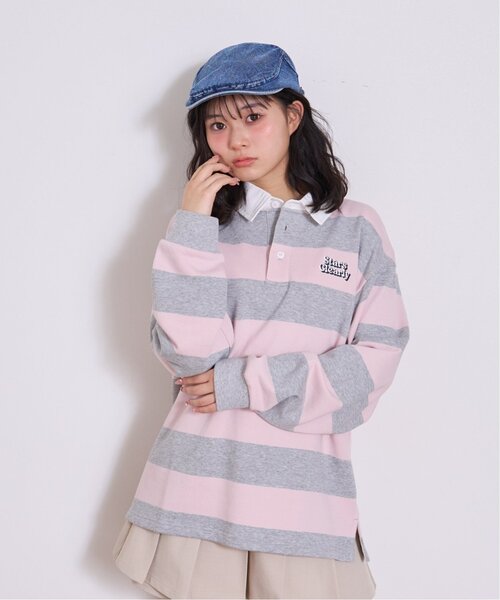 LOVETOXIC（ラブトキシック）の「【綿100%】ルーズラガー裏毛プルオーバー（Tシャツ/カットソー・キッズ・サックスブルー/グレー/ネイビー・L:160cm/S:140cm/130cm/M:150cm）」の13枚目の写真