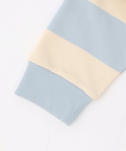 LOVETOXIC（ラブトキシック）の「【綿100%】ルーズラガー裏毛プルオーバー（Tシャツ/カットソー・キッズ・サックスブルー/グレー/ネイビー・L:160cm/S:140cm/130cm/M:150cm）」の9枚目の写真