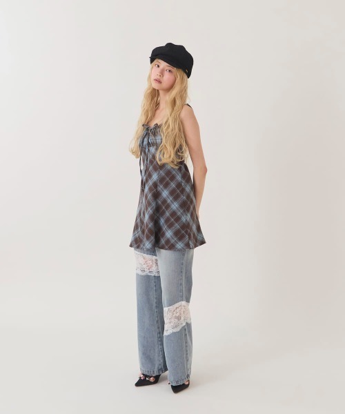 kaorinomori（カオリノモリ）の「kaorinomori  ププルキャス / カオリノモリ（キャスケット・レディース・ブラック/ライトグレー/ホワイト・M/57.5cm）」の6枚目の写真