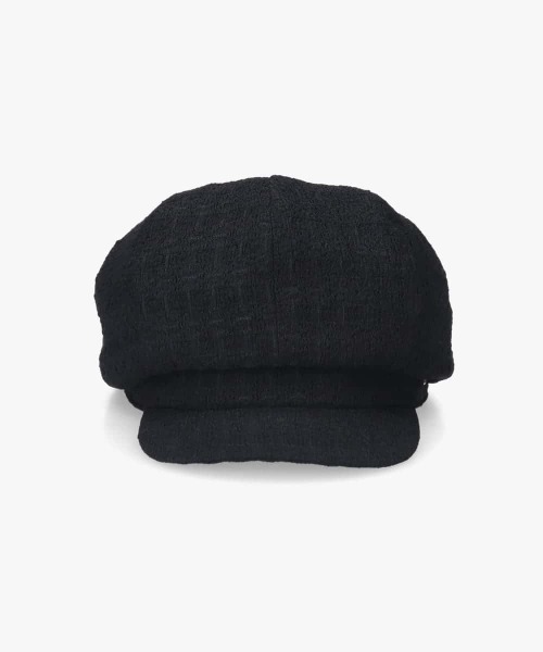 kaorinomori（カオリノモリ）の「kaorinomori  ププルキャス / カオリノモリ（キャスケット・レディース・ブラック/ライトグレー/ホワイト・M/57.5cm）」の8枚目の写真