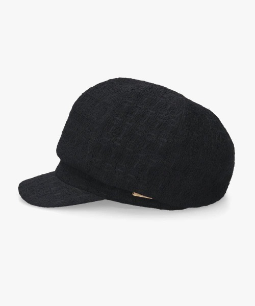 kaorinomori（カオリノモリ）の「kaorinomori  ププルキャス / カオリノモリ（キャスケット・レディース・ブラック/ライトグレー/ホワイト・M/57.5cm）」の9枚目の写真