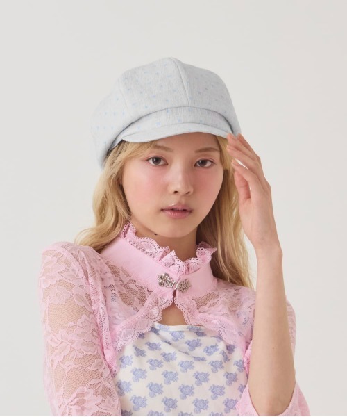 kaorinomori（カオリノモリ）の「kaorinomori  ププルキャス / カオリノモリ（キャスケット・レディース・ブラック/ライトグレー/ホワイト・M/57.5cm）」の16枚目の写真