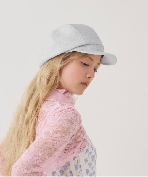 kaorinomori（カオリノモリ）の「kaorinomori  ププルキャス / カオリノモリ（キャスケット・レディース・ブラック/ライトグレー/ホワイト・M/57.5cm）」の17枚目の写真