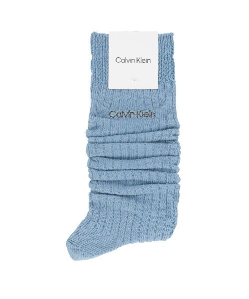 Calvin Klein(カルバン・クライン)の「Calvin Klein Ultra Slouchy ルーズソックス 03267015(ソックス/靴下・レディース・シルバーグレー/オフホワイト/サックスブルー/ブラック・23-25cm)」の4枚目の写真