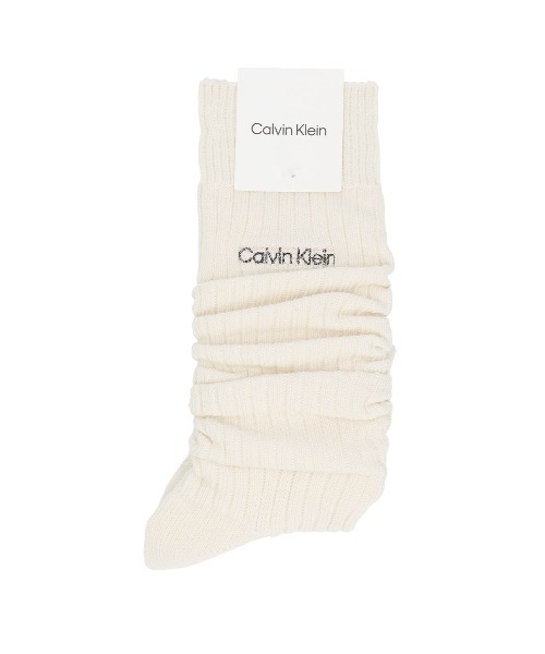 Calvin Klein(カルバン・クライン)の「Calvin Klein Ultra Slouchy ルーズソックス 03267015(ソックス/靴下・レディース・シルバーグレー/オフホワイト/サックスブルー/ブラック・23-25cm)」の5枚目の写真