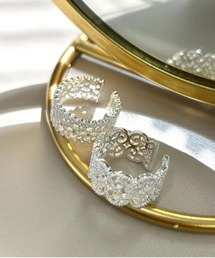 IMARI（イマリ）の「【 IMARI / イマリ 】 メタル レース デザイン ワイド リング（リング）」