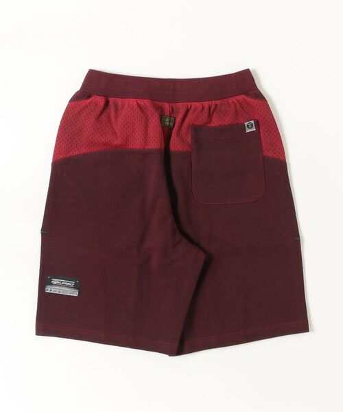 AAPE BY A BATHING APE（エーエイプバイアベイシングエイプ）の「AAPE MAIN SWEAT SHORTS（スウェットパンツ・メンズ・ワインレッド/ライトブラック・SMALL/MEDIUM/LARGE/X-LARGE）」の11枚目の写真