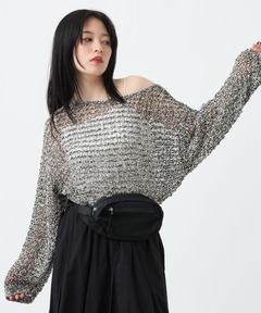 CLANE/クラネ】MIX LOOP MOHAIR KNIT CARDIGAN/ミックスループモヘア
