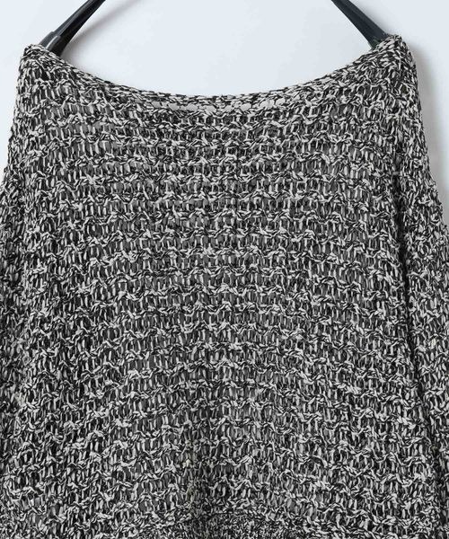 JEANASIS（ジーナシス）の「3G MIXテープヤーンルーズプルオーバー/660219（ニット/セーター・レディース・ホワイト系その他/ブラック系その他/ピンク系その他・FREE）」の9枚目の写真