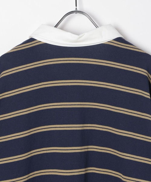 LEPSIM（レプシィム）の「ラガーデザインプルオーバー　634634（Tシャツ/カットソー・レディース・ネイビー/ライトブルー・FREE）」の8枚目の写真