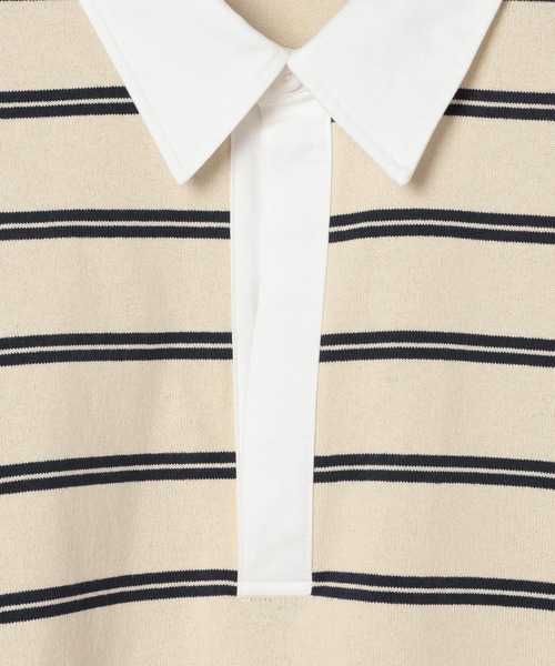 LEPSIM（レプシィム）の「ラガーデザインプルオーバー　634634（Tシャツ/カットソー・レディース・ネイビー/ライトブルー・FREE）」の9枚目の写真