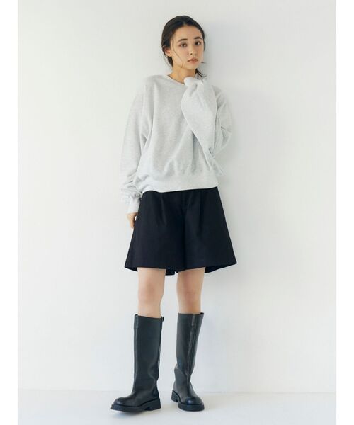 Ungrid（アングリッド）の「【WEB限定】ワンポイントロゴプリントスウェット（スウェット・レディース・ライトグレー/ピンク/オフホワイト・FREE）」の5枚目の写真