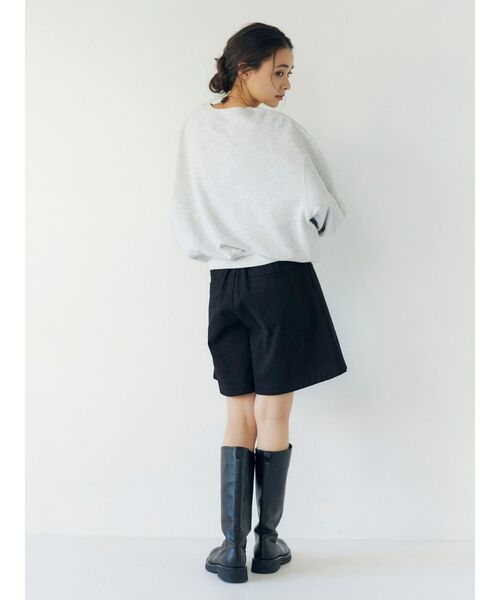 Ungrid（アングリッド）の「【WEB限定】ワンポイントロゴプリントスウェット（スウェット・レディース・ライトグレー/ピンク/オフホワイト・FREE）」の6枚目の写真