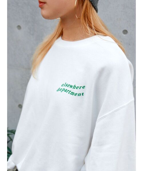 Ungrid（アングリッド）の「【WEB限定】ワンポイントロゴプリントスウェット（スウェット・レディース・ライトグレー/ピンク/オフホワイト・FREE）」の9枚目の写真