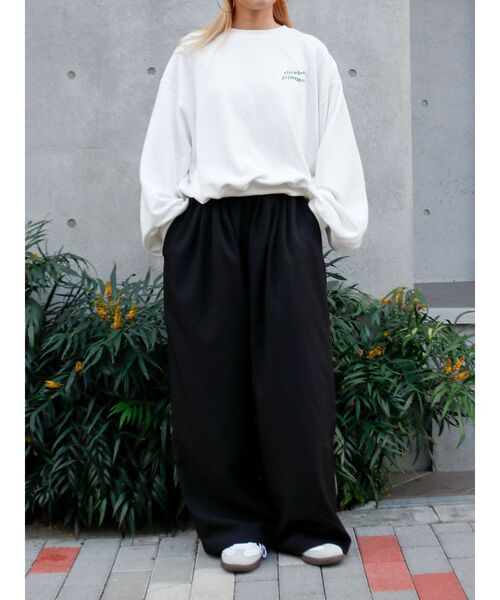 Ungrid（アングリッド）の「【WEB限定】ワンポイントロゴプリントスウェット（スウェット・レディース・ライトグレー/ピンク/オフホワイト・FREE）」の10枚目の写真