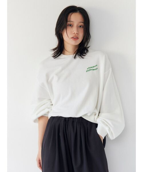 Ungrid（アングリッド）の「【WEB限定】ワンポイントロゴプリントスウェット（スウェット・レディース・ライトグレー/ピンク/オフホワイト・FREE）」の17枚目の写真