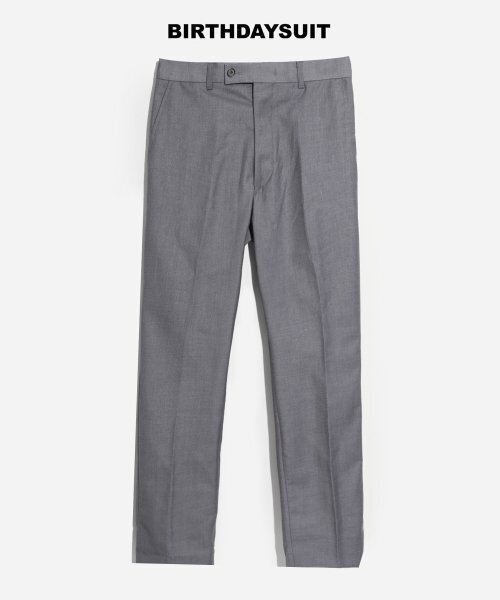 BIRTHDAYSUIT(バースデースーツ)の「DAILY SUIT PANTS (LIGHT GREY)(スラックス・レディース・その他・SMALL)」の1枚目の写真