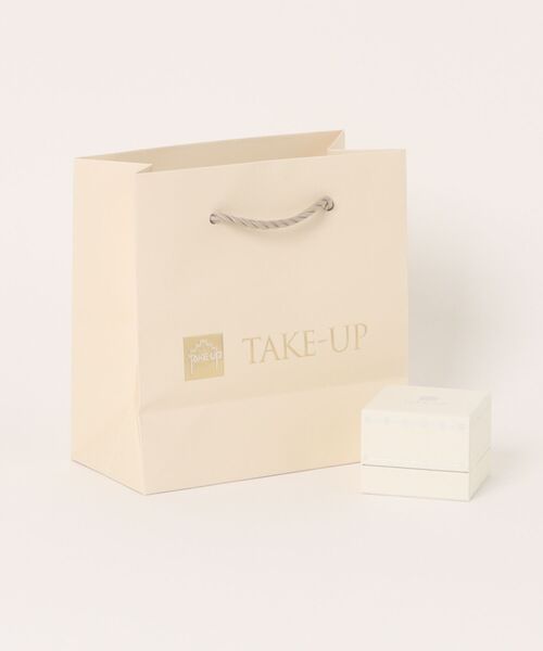 TAKE-UP（テイクアップ）の「[ セカンドピアス]Ptアメジスト スクエアカットピアス（ピアス（両耳用）・レディース・プラチナム・FREE）」の7枚目の写真
