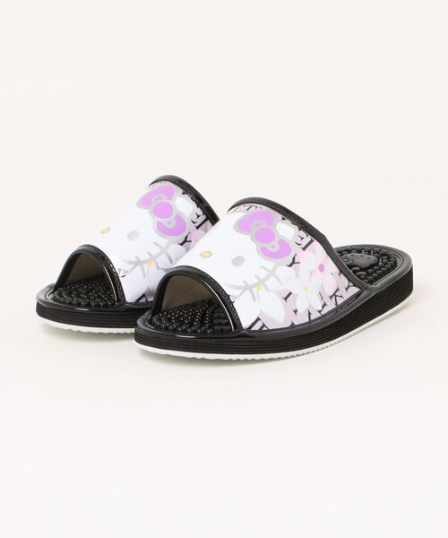 VIBGYOR(ヴィブジョー)の「【Sanrio】KTプルメリア レディス健康サンダル SA4199(MA)(サンダル・レディース・ピンク/パープル/ブラック・LL/L/M)」の3枚目の写真