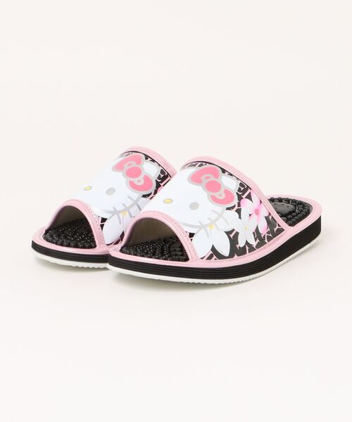 VIBGYOR(ヴィブジョー)の「【Sanrio】KTプルメリア レディス健康サンダル SA4199(MA)(サンダル・レディース・ピンク/パープル/ブラック・LL/L/M)」の1枚目の写真