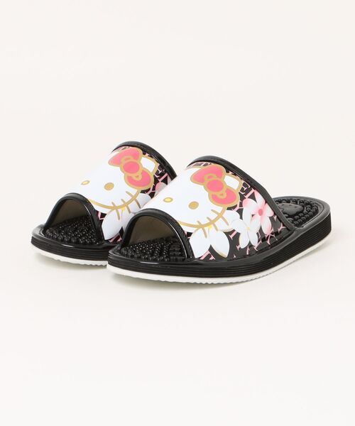 VIBGYOR(ヴィブジョー)の「【Sanrio】KTプルメリア レディス健康サンダル SA4199(MA)(サンダル・レディース・ピンク/パープル/ブラック・LL/L/M)」の2枚目の写真