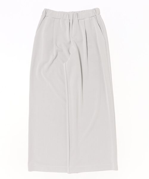 Jines(ジネス)の「綺麗見えジャージーワイドパンツ(その他パンツ・レディース・ホワイト/ブラック・38)」の11枚目の写真
