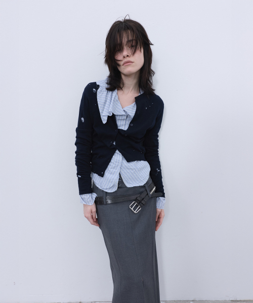 LCDC TM(エルシーディーシーティーエム)の「DISTRESSED CARDIGAN (NAVY)(カーディガン/ボレロ・レディース・その他・SMALL/MEDIUM)」の10枚目の写真