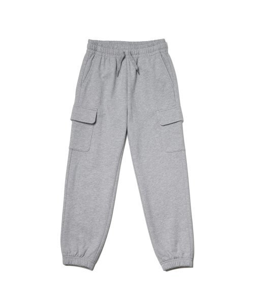 MUSINSA STANDARD KIDS（ムシンサスタンダードキッズ）の「カーゴスウェットパンツ [ミディアムグレー]（スウェットパンツ・レディース・その他・150/140/120/130/110/100/160）」の2枚目の写真