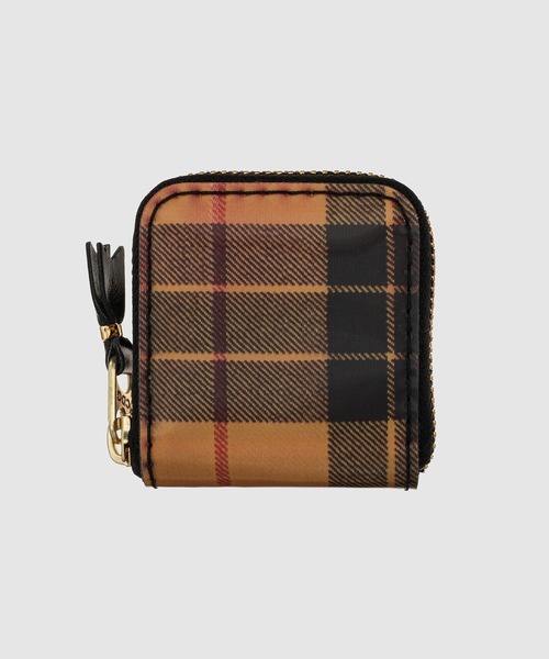 Wallet COMME des GARCONS（ウォレットコム デギャルソン）の「【LENTICULAR TARTAN】SMALL COIN CASE（コインケース・メンズ・レッド系1/イエロー系/レッド系2・ONE SIZE）」の3枚目の写真