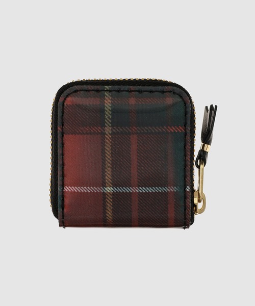 Wallet COMME des GARCONS（ウォレットコム デギャルソン）の「【LENTICULAR TARTAN】SMALL COIN CASE（コインケース・メンズ・レッド系1/イエロー系/レッド系2・ONE SIZE）」の4枚目の写真