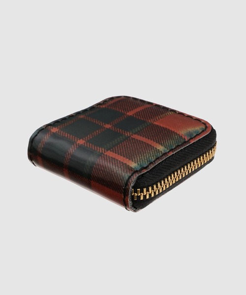 Wallet COMME des GARCONS（ウォレットコム デギャルソン）の「【LENTICULAR TARTAN】SMALL COIN CASE（コインケース・メンズ・レッド系1/イエロー系/レッド系2・ONE SIZE）」の5枚目の写真