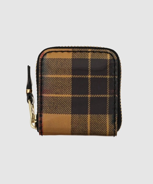 Wallet COMME des GARCONS（ウォレットコム デギャルソン）の「【LENTICULAR TARTAN】SMALL COIN CASE（コインケース・メンズ・レッド系1/イエロー系/レッド系2・ONE SIZE）」の2枚目の写真
