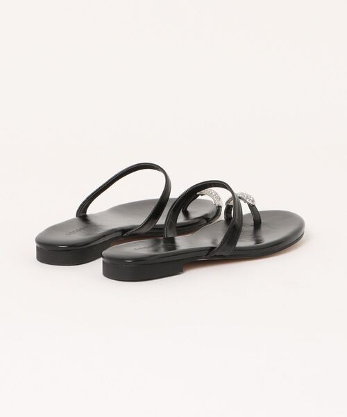 Narcissus(ナルシス)の「【Narcissus】リングフラットサンダル(サンダル・レディース・ブラック・23cm/24cm/25cm)」の4枚目の写真