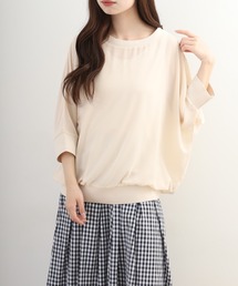 OMNES | シアードルマン レイヤード5分袖プルオーバー(Tシャツ/カットソー)