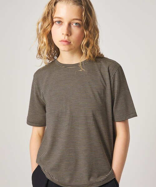 Steven Alan＞ウール ジャージー Tシャツ（Tシャツ/カットソー