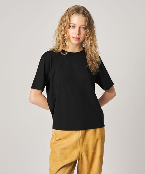 Steven Alan(スティーブンアラン)の「<Steven Alan>ウール ジャージー Tシャツ(Tシャツ/カットソー・レディース・オフホワイト/ブラック/モカ・FREE)」の10枚目の写真