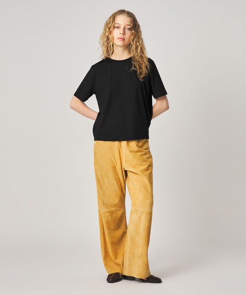Steven Alan　ウールジャージー ノースリーブ Tシャツ　くすみブラウン BEAUTY&YOUTH UNITED ARROWS｜<Steven Alan>ウールジャージー