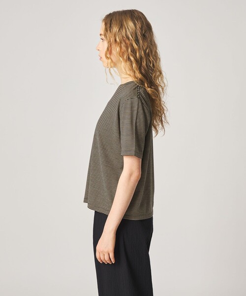 Steven Alan(スティーブンアラン)の「<Steven Alan>ウール ジャージー Tシャツ(Tシャツ/カットソー・レディース・オフホワイト/ブラック/モカ・FREE)」の13枚目の写真