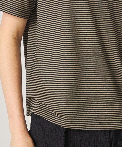 Steven Alan(スティーブンアラン)の「<Steven Alan>ウール ジャージー Tシャツ(Tシャツ/カットソー・レディース・オフホワイト/ブラック/モカ・FREE)」の15枚目の写真