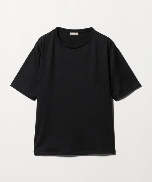 Steven Alan(スティーブンアラン)の「<Steven Alan>ウール ジャージー Tシャツ(Tシャツ/カットソー・レディース・オフホワイト/ブラック/モカ・FREE)」の21枚目の写真