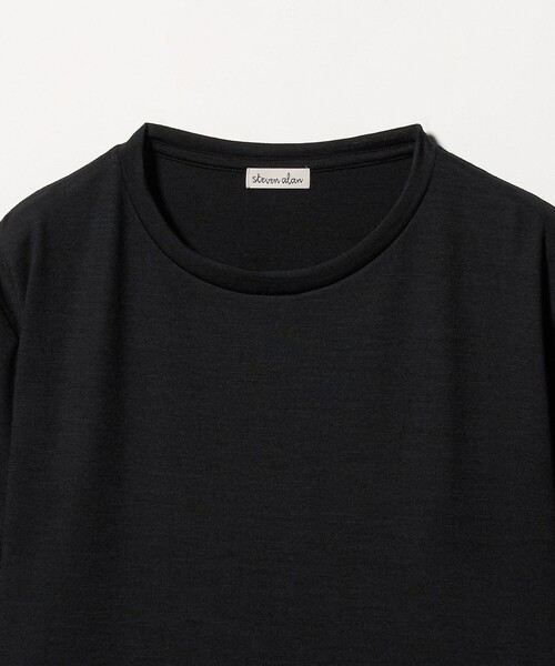 Steven Alan(スティーブンアラン)の「<Steven Alan>ウール ジャージー Tシャツ(Tシャツ/カットソー・レディース・オフホワイト/ブラック/モカ・FREE)」の22枚目の写真